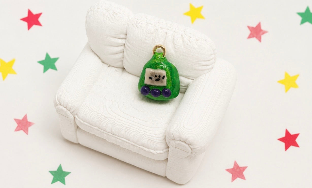 Tamagotchi keychain mini