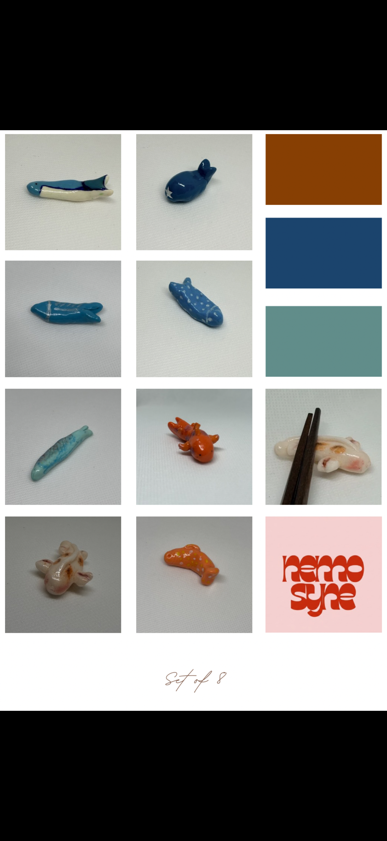 Chopstick fish rests