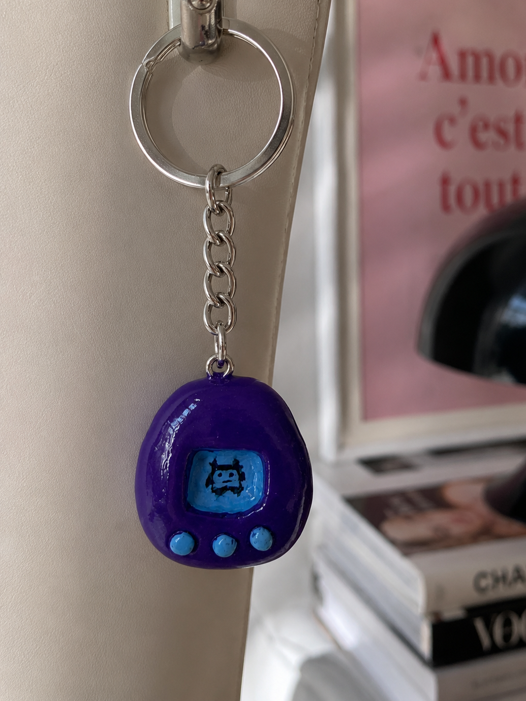 Tamagotchi keychain